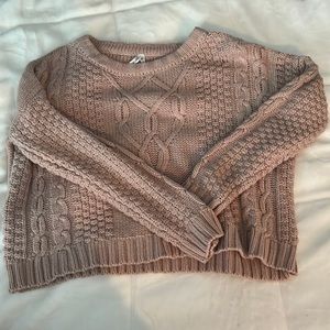 cute pink sweater from Mudd with no tears or stains in perfect condition